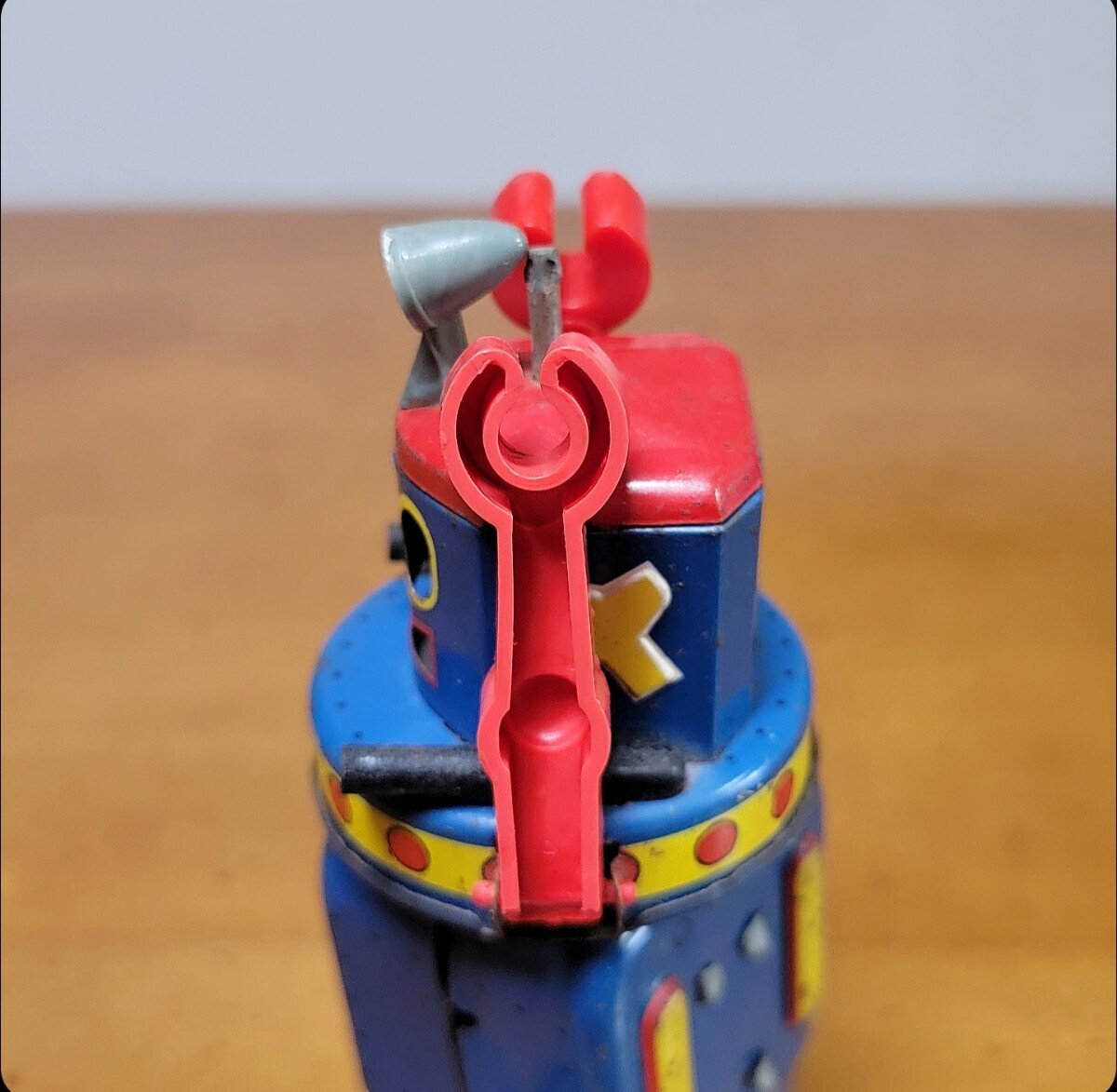 [ATOMIC ROBOT* Yonezawa игрушка ]{ старый подлинная вещь * жестяная пластина робот * сделано в Японии }