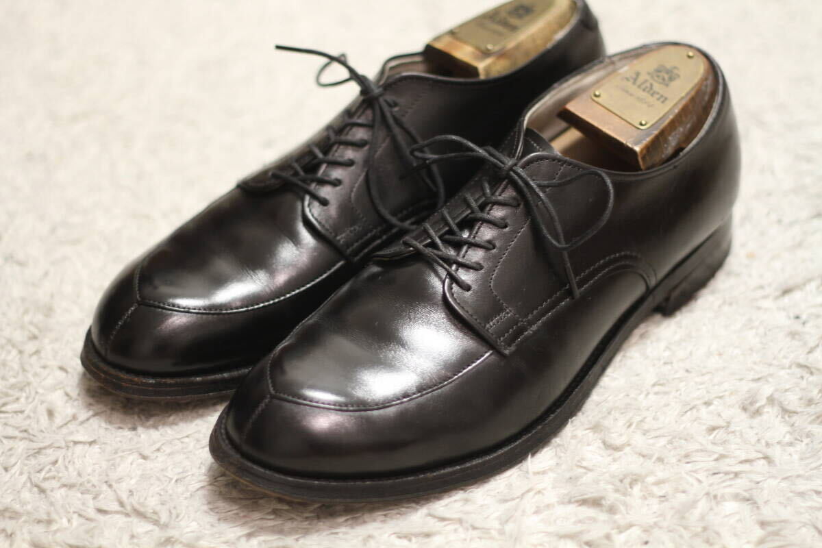 【美品】ALDEN 5431 ALGONQUIN OX Vチップ 6D(モディファイドラスト 最高級カーフ オールデン プレーントゥ ワークブーツ ポストマン)の画像1