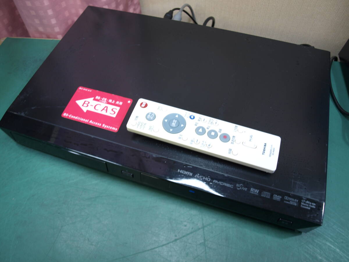 東芝 320GB HDD/BDレコーダー D-BZ510 HB1 B-CASリモコン付_画像1