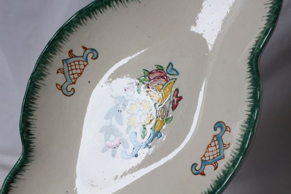  France antique LONGWY old ceramics. la vi e beautiful goods 