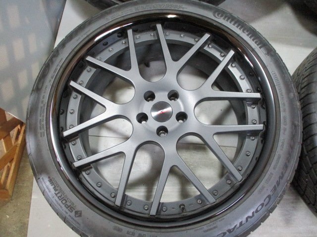 SR1782☆中古セット HYPER FORGED ハイパーフォージド 22×9.5J +33 114.3-5穴 265/40ZR22 2020年製 バリ溝夏4本！レクサスRX_画像5