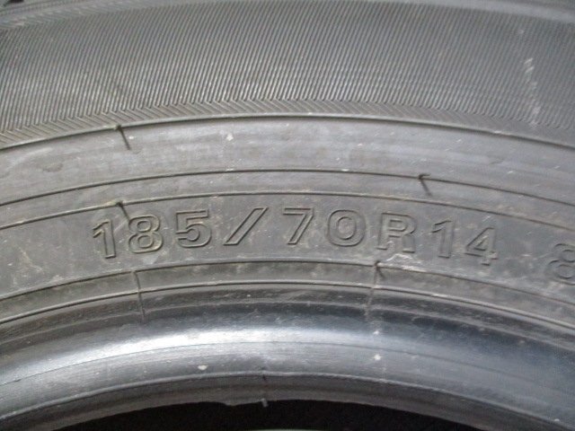 R503 スタッドレス 中古タイヤ 185/70R14 深溝 冬4本価格！DUNLOP WM03 法人宛/営業所止め送料無料 カローラ ノート_画像6