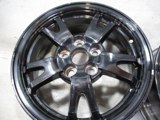 BH256　中古ホイール　15×6J +43 純正アルミ4枚価格！トヨタホイールキャップ付き　法人宛/営業所止め送料無料 プリウス等_画像2