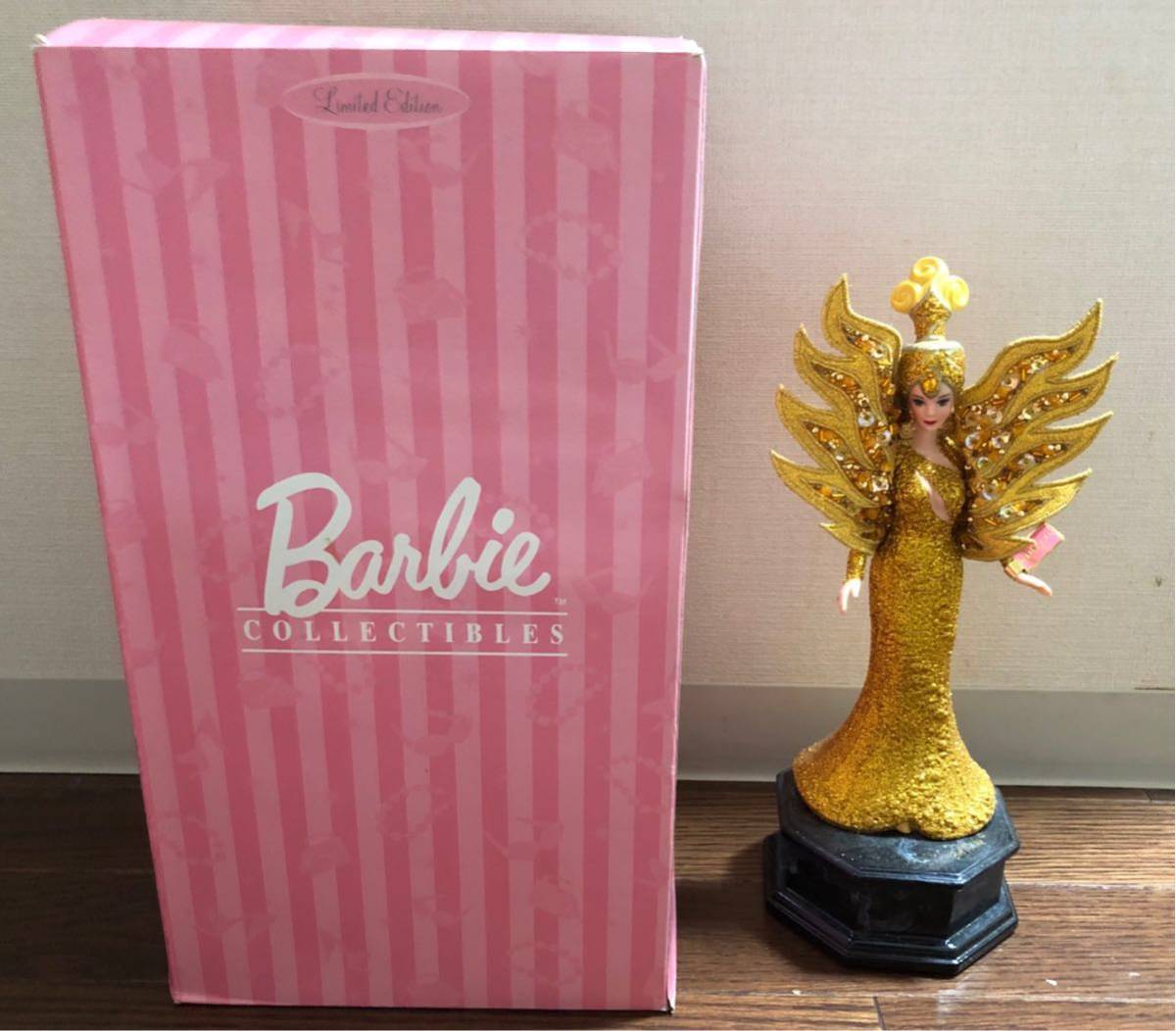 Barbie COLLECTIBLES Limited Edition 265470 Goddess Of The Sun Bob Mackie musical Figurine Plays the tune Summer Windby Enesco