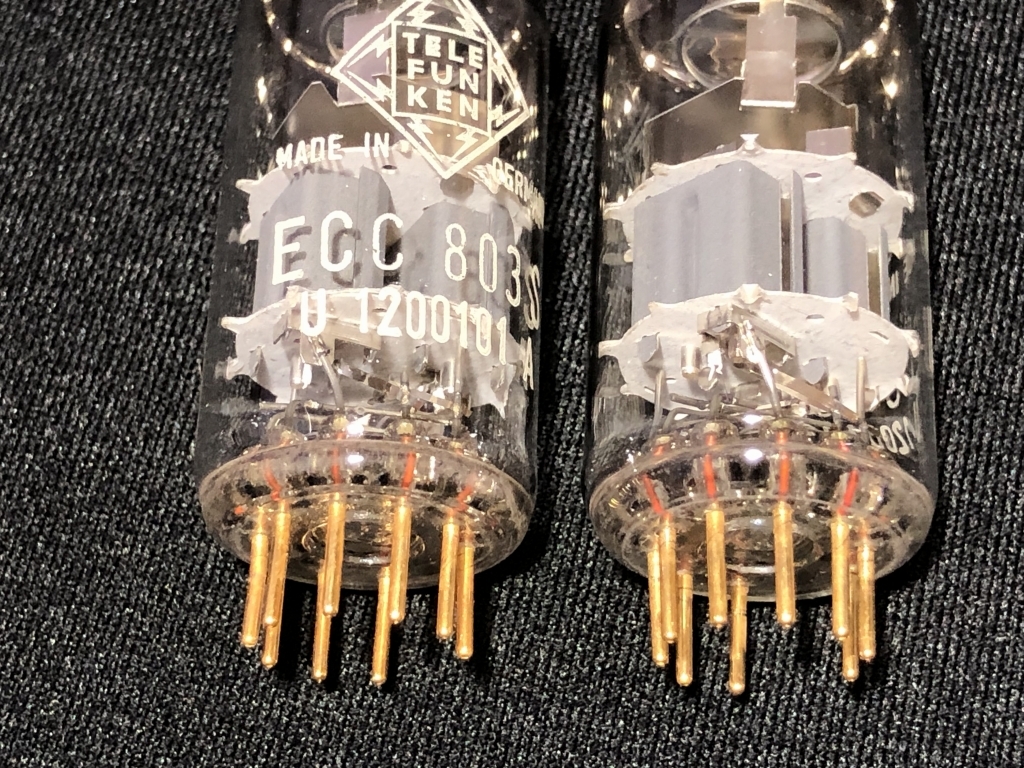 Telefunken テレフンケン 真空管 ECC803S　ダイヤマーク　金足ゴールドピン_画像7