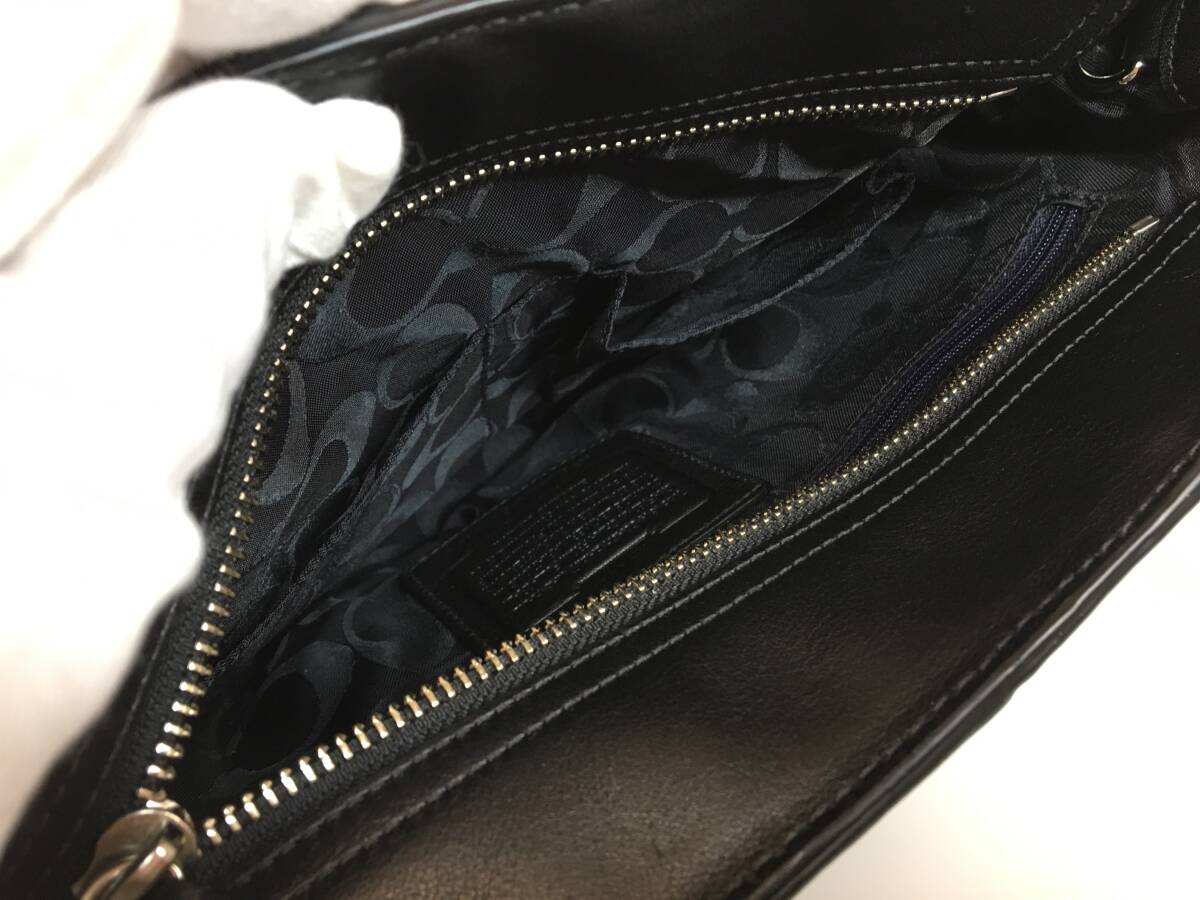 [1 jpy start!] Coach tote bag leather F08A71 AB