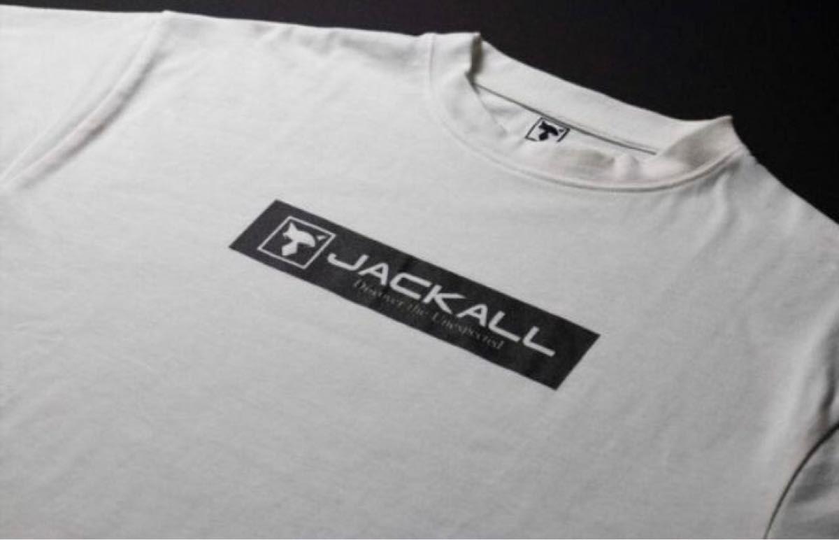【新品】ジャッカル SSボックスロゴTシャツ ホワイト Mサイズ
