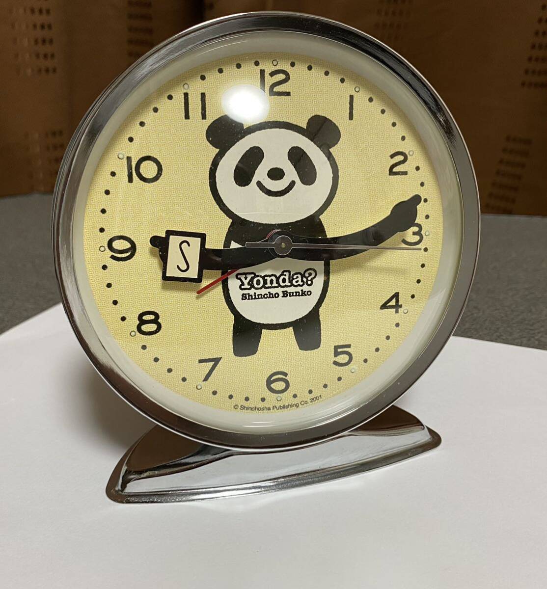 新潮文庫　Yonda? ヨンダ　置き時計 中古品_画像5