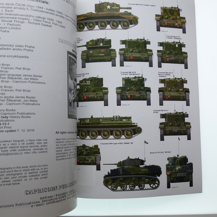 UK and US Tanks in CIABG and Czechoslovak Army 1940-1950 カプリコーン 戦車 / 送料込み_画像9