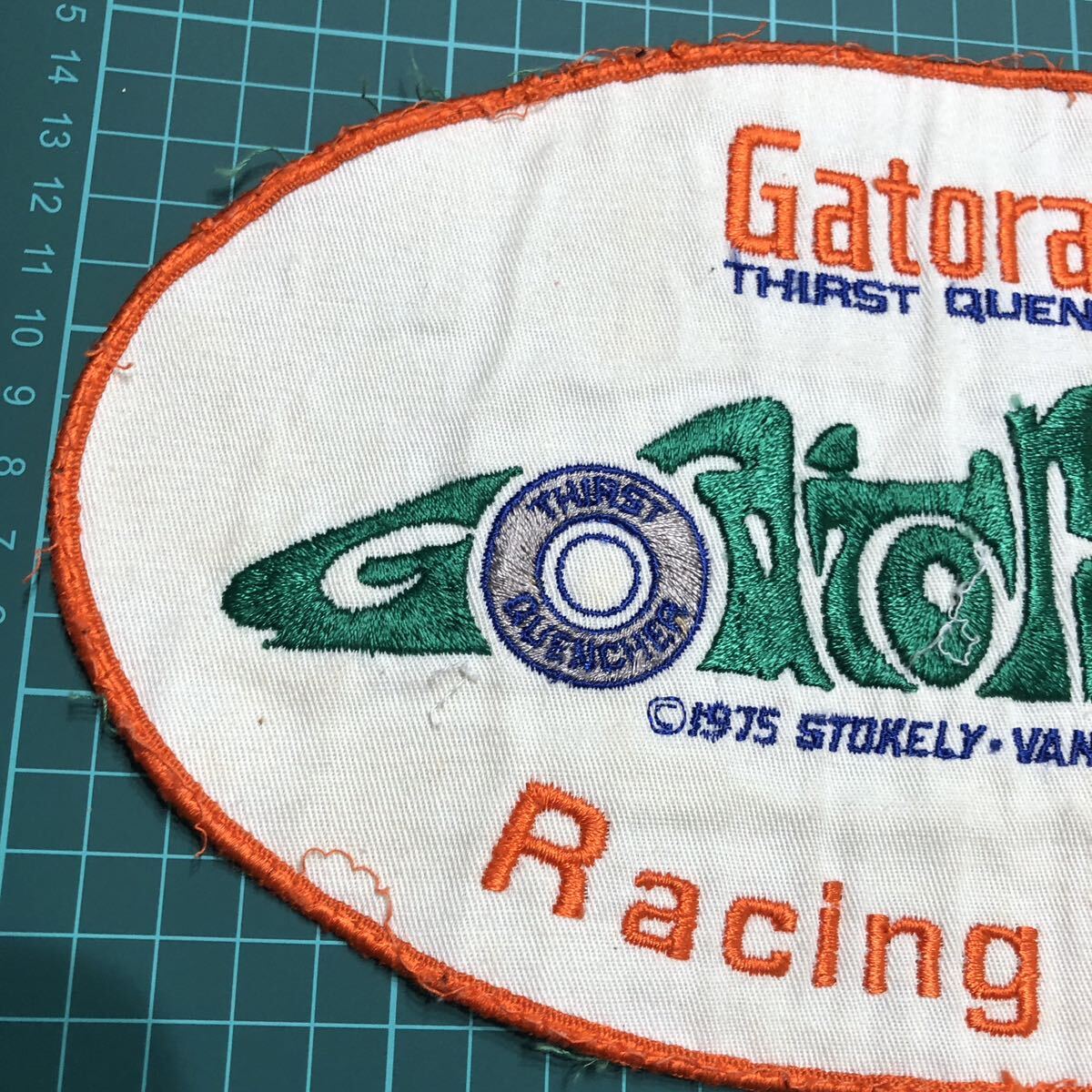 ★70’s ゲータレード Gatorade 1975年 レーシングチーム F1 刺繍 ワッペン パッチ 企業 ドリンク メーカー ビンテージ USA_画像3