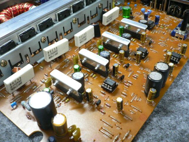 panasonic Panasonic CY-M1004D 4ch power amplifier parts have been changed .