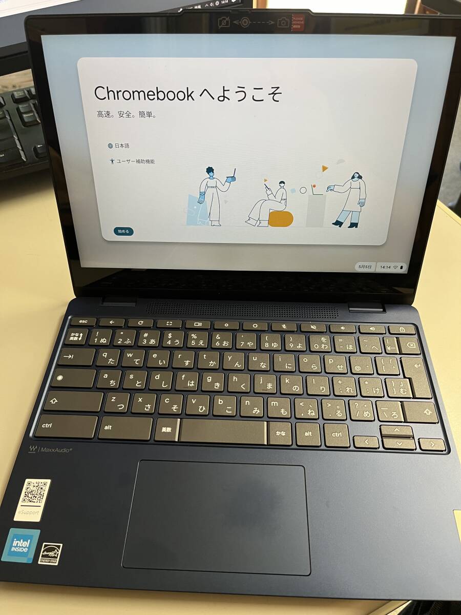 Lenovo Chromebook クロームブック IdeaPad Flex 3i Gen8 12.2インチ タッチスクリーン アビスブルーの画像1