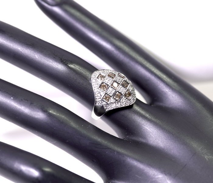 W-92*K18WG diamond 1.25ct ring 10 number 