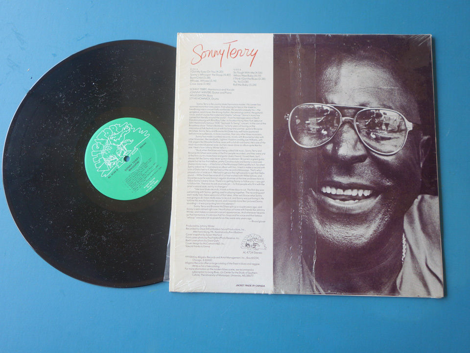 US Orig. シュリンク付き SONNY TERRY/WHOOPIN' with Johnny Winter, Willie Dixon/AL4734の画像2