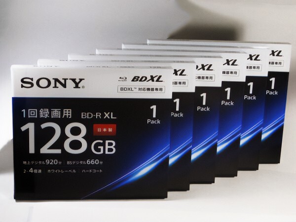 ■ SONY 録画用BDXL 128GB、6枚セット (BNR4VAPJ4)_画像1