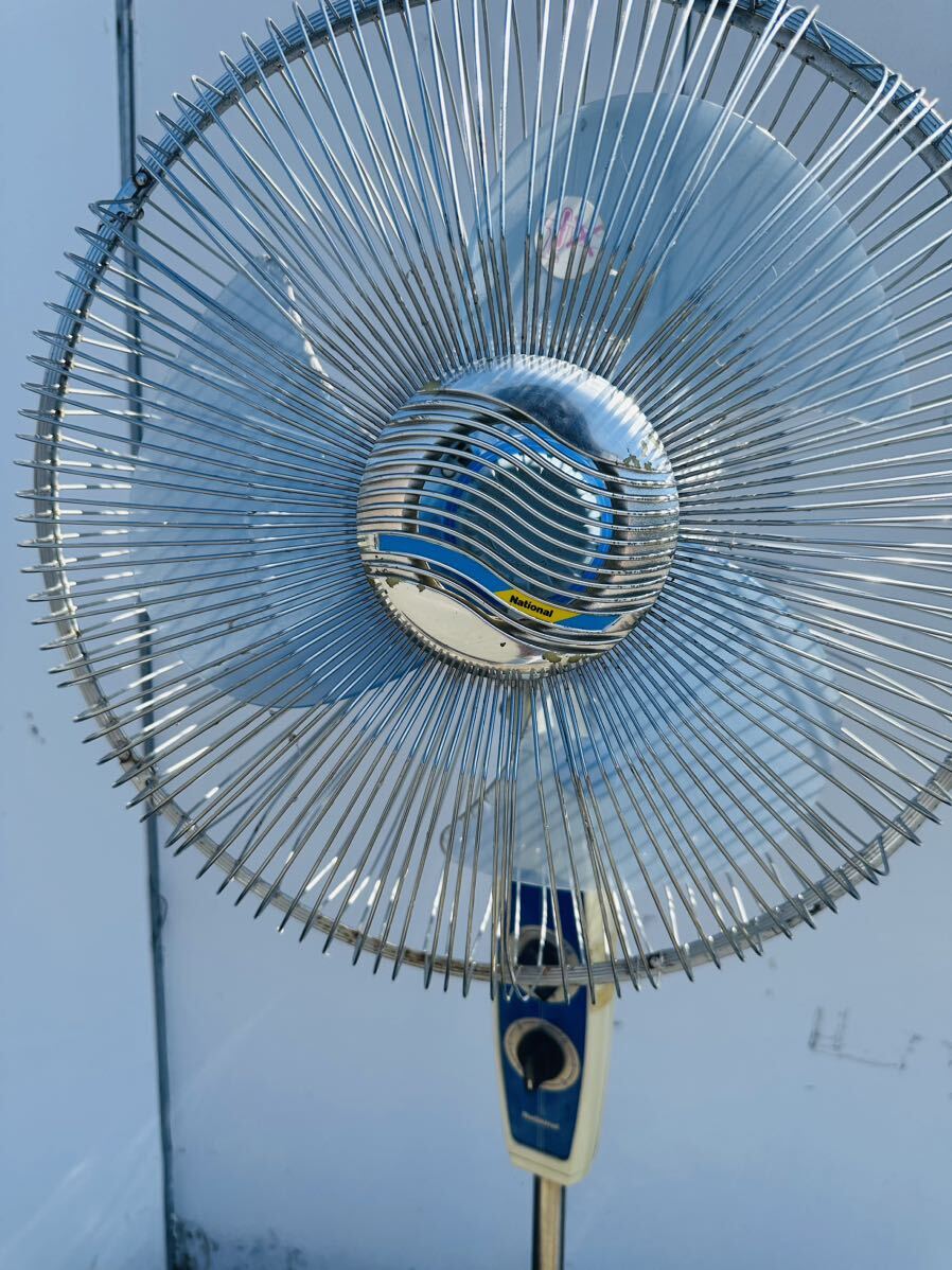  National electric fan Showa Retro antique National that time thing [ pickup limitation ] Gifu prefecture Gifu city F-K 351C F-K 351J 2 point together 