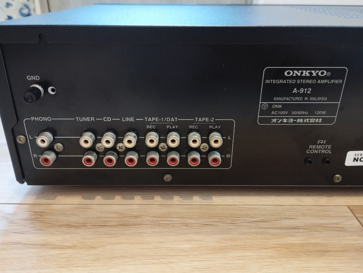 ONKYO A-912 プリメインアンプ フルメンテナンス済み 動作品 ONKYO A-912 プリメインアンプ フルメンテナンス済み 動作品