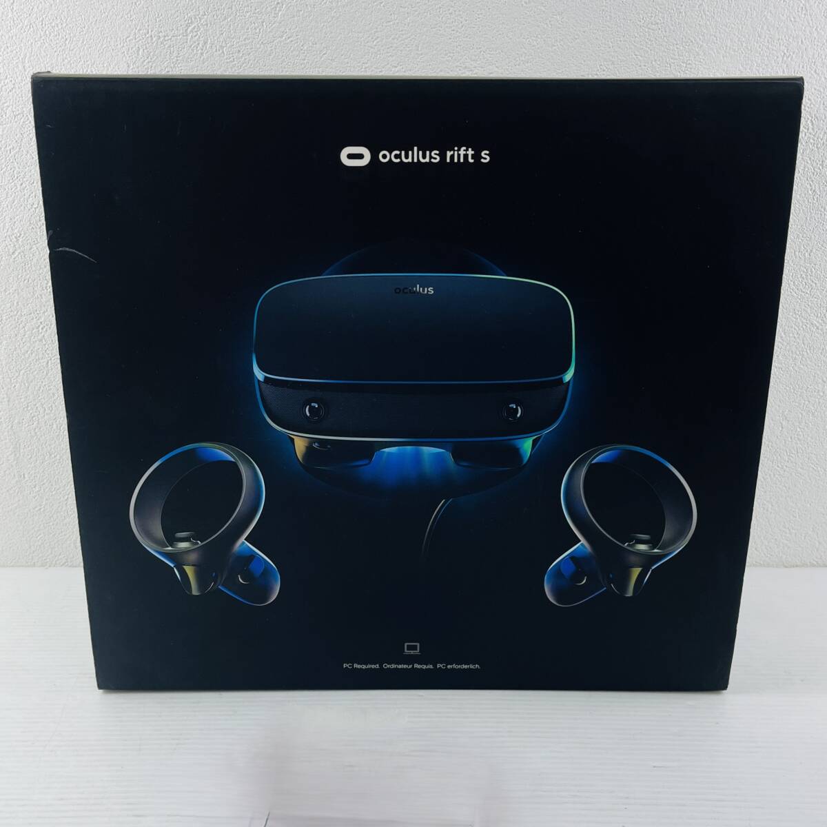 207【動作未確認】Lenovo oculus Rift S PC接続専用 高性能 VR ヘッドセット Touch コントローラー ゲーミング 説明書 ケーブル 箱付きの画像1