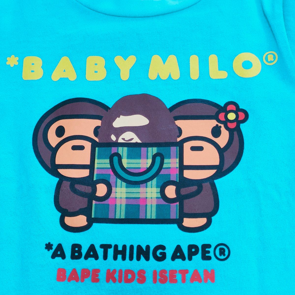 希少【2枚セット】 A BATHING APE 伊勢丹 コラボTシャツ 100 半袖 子供服