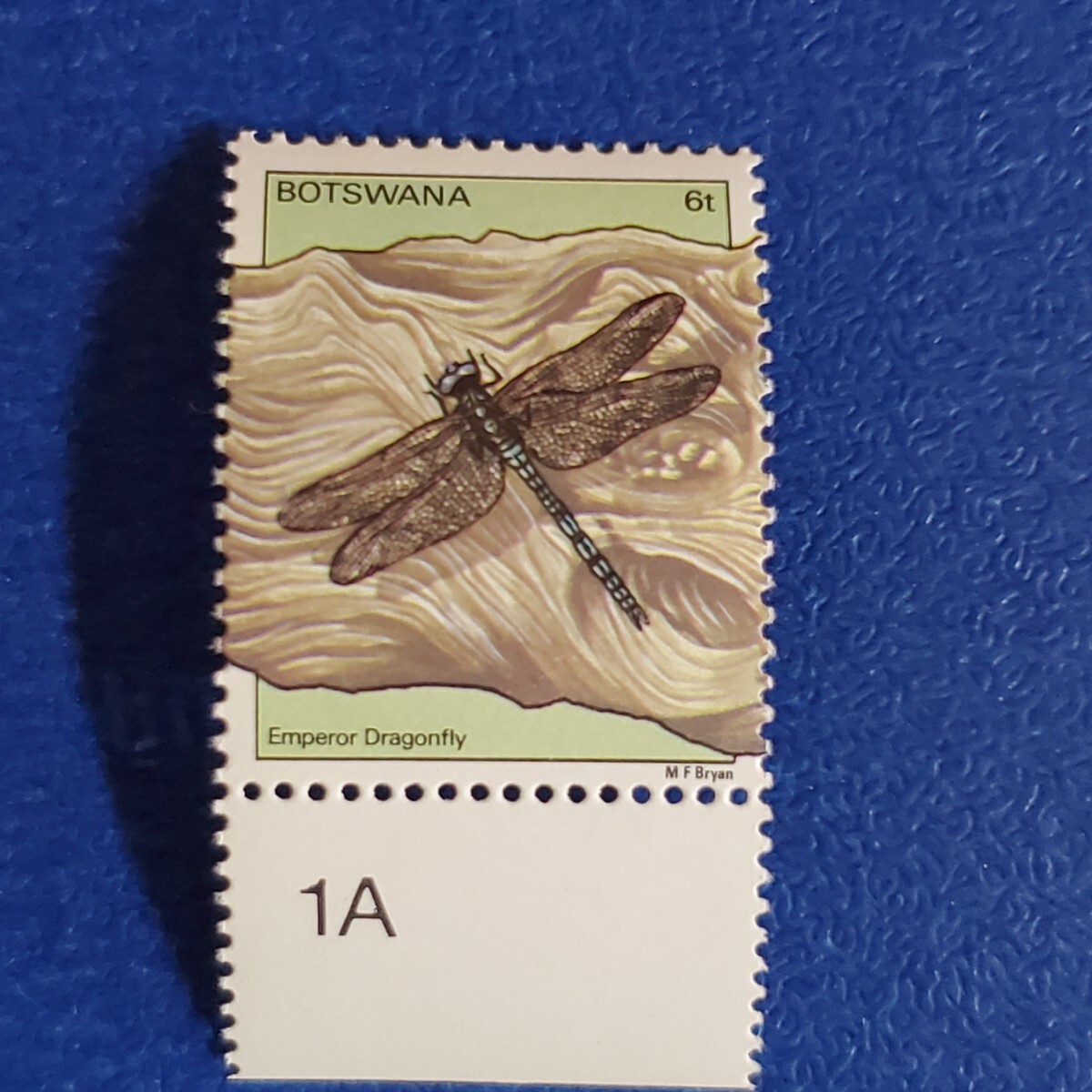 botsuwana*1981 year insect 6 kind unused stamp butterfly dragonfly kama drill etc. 