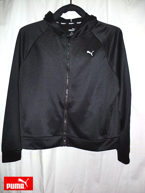 新品【PUMA】プーマ FIT テックニット♪レディース◆フルジップ フーテッド ジャケット　LL (XL)　￥6600_画像1