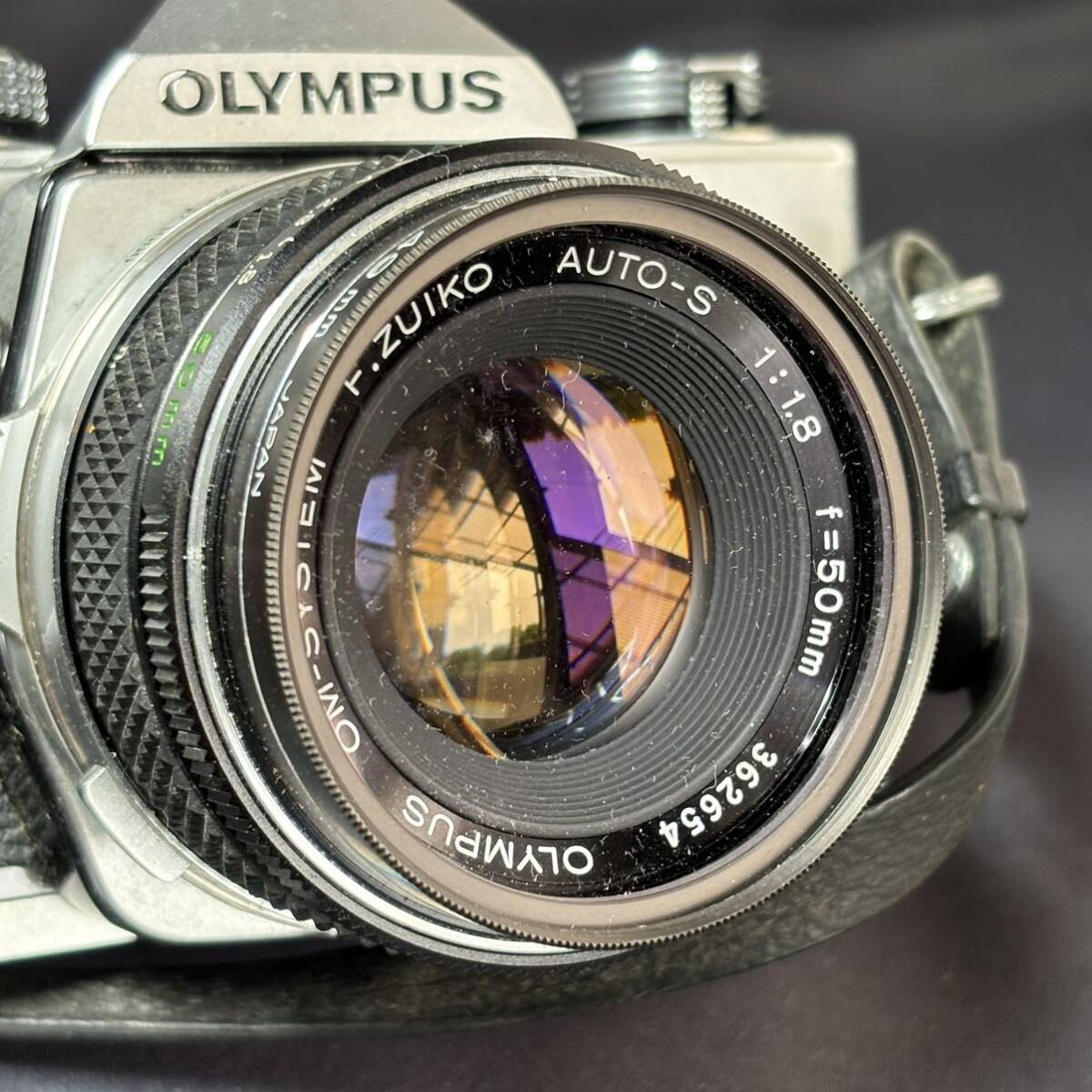OLYMPUS オリンパス OM-1 一眼レフ フィルムカメラ/カメラレンズ OLYMPUS OM-SYSTEM F.ZUIKO AUTO-S 1:1.8 f=50mm 空シャッターOKの画像9