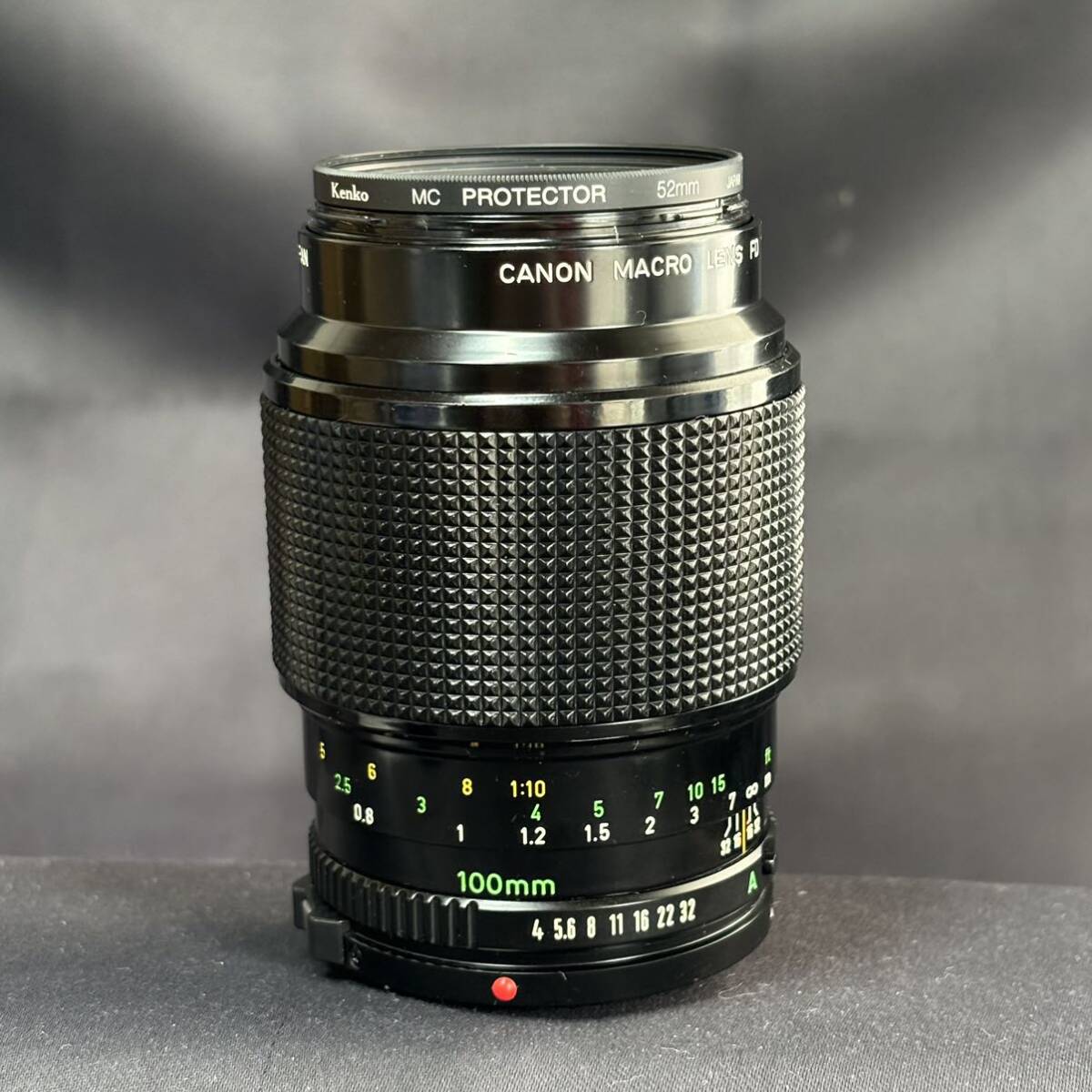 Canon キャノン カメラレンズ CANON MACRO LENS FD 100mm 1:4 キャップ付の画像7