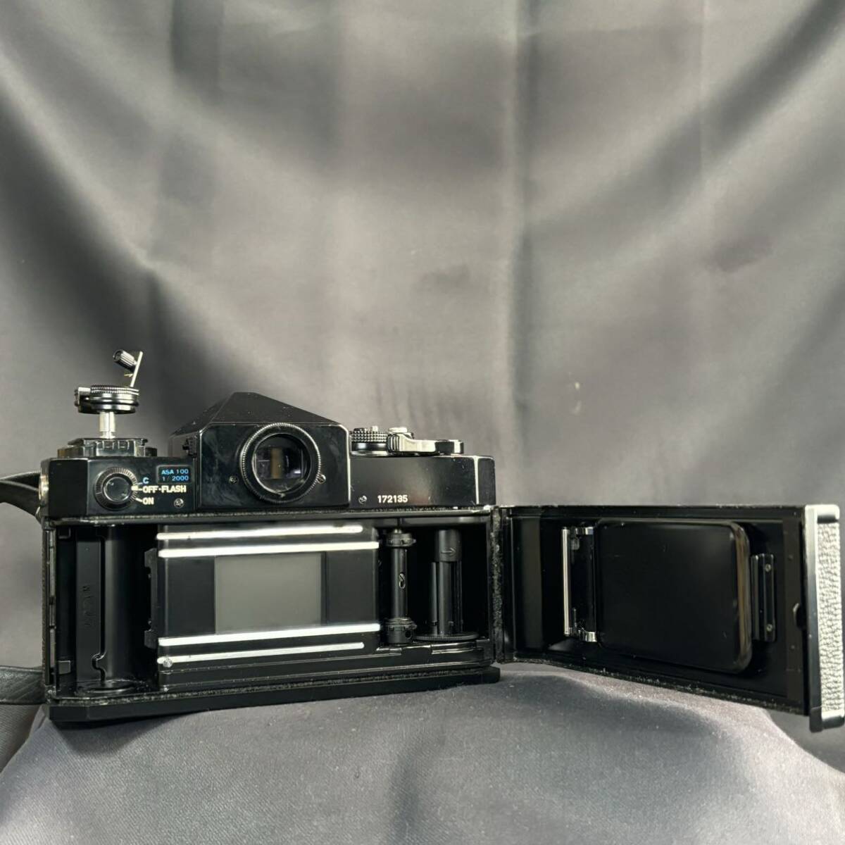 Canon キャノン F-1 一眼レフ フィルムカメラ/カメラレンズ CANON LENS FD 50mm 1:1.4 ボディ ブラック 空シャッターOKの画像9