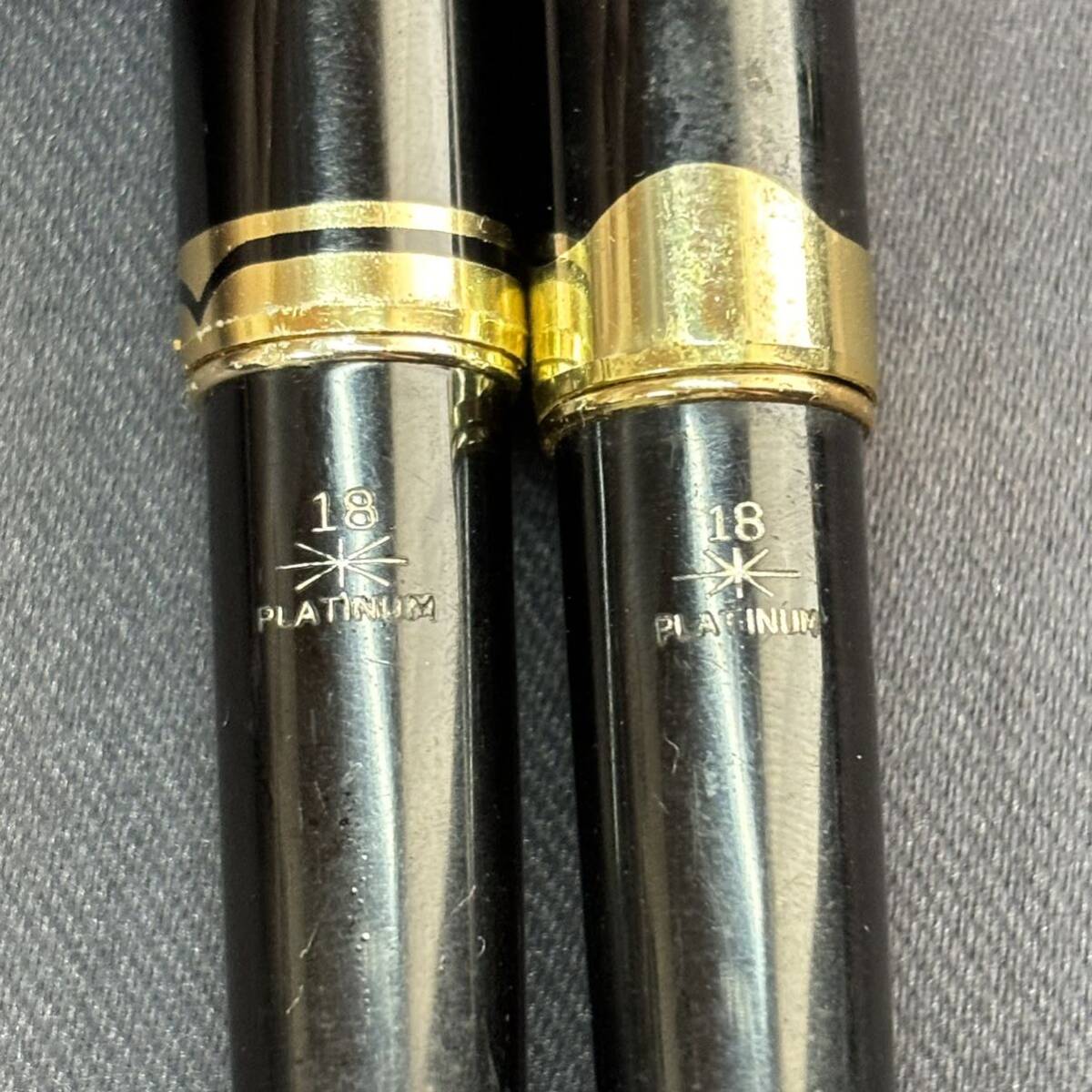 PILOT Pilot PLATINUM platinum fountain pen 8ps.@ set sale pen .18K 3ps.@14K 4ps.@ writing implements pen .14 gold 18 gold Vintage 