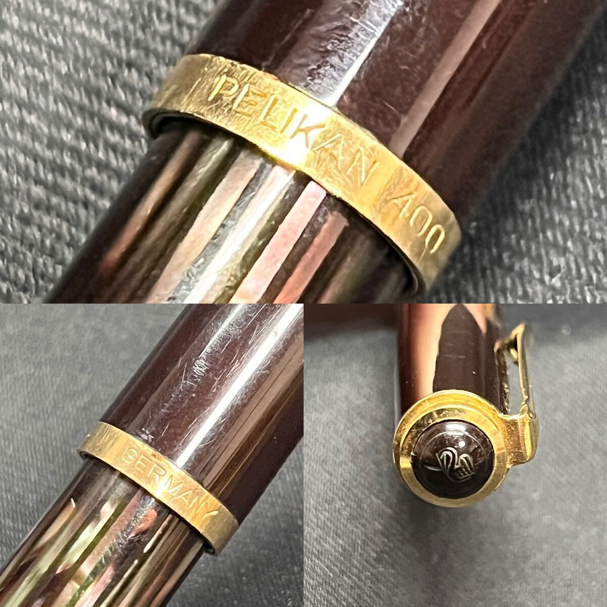 PELIKAN ペリカン 万年筆 400 ペン先 14C-585刻印あり 14金 GERMANY ヴィンテージ _画像6