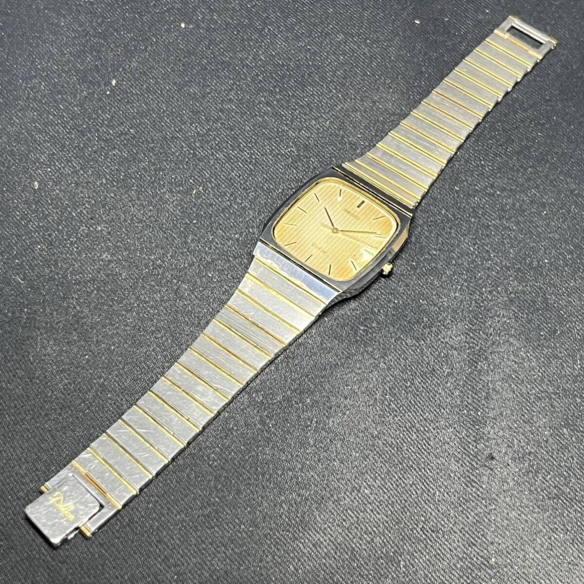 SEIKO セイコー Dolce ドルチェ メンズ腕時計 9531-5140 クォーツ スクエア ヴィンテージ 動作未チェック_画像5