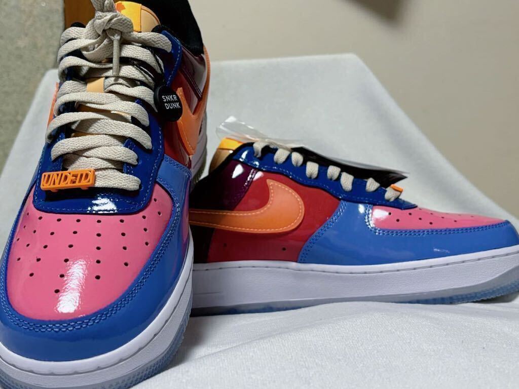 Nike, UNDEFEATED x NIKE AIR FORCE 1LOW SP MULTICOLOR ORANGE の画像2