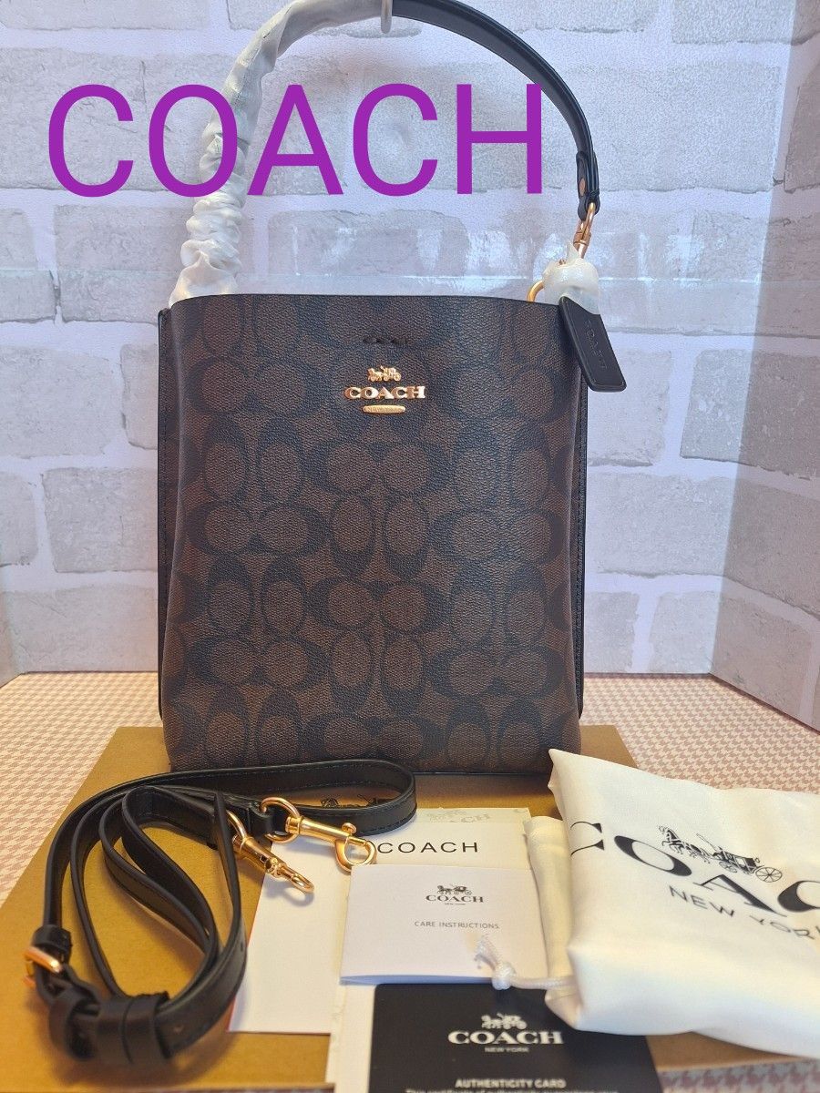 【新品】コーチ COACH バッグ 2way ショルダーバッグ ハンドバッグ モリー バケット バッグ