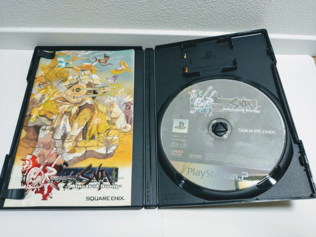 ★送料無料★　PS2　ソフト ロマンシング サガ ミンストレルソング ROMANCING SAGA ロマサガ ケース説明書付　②