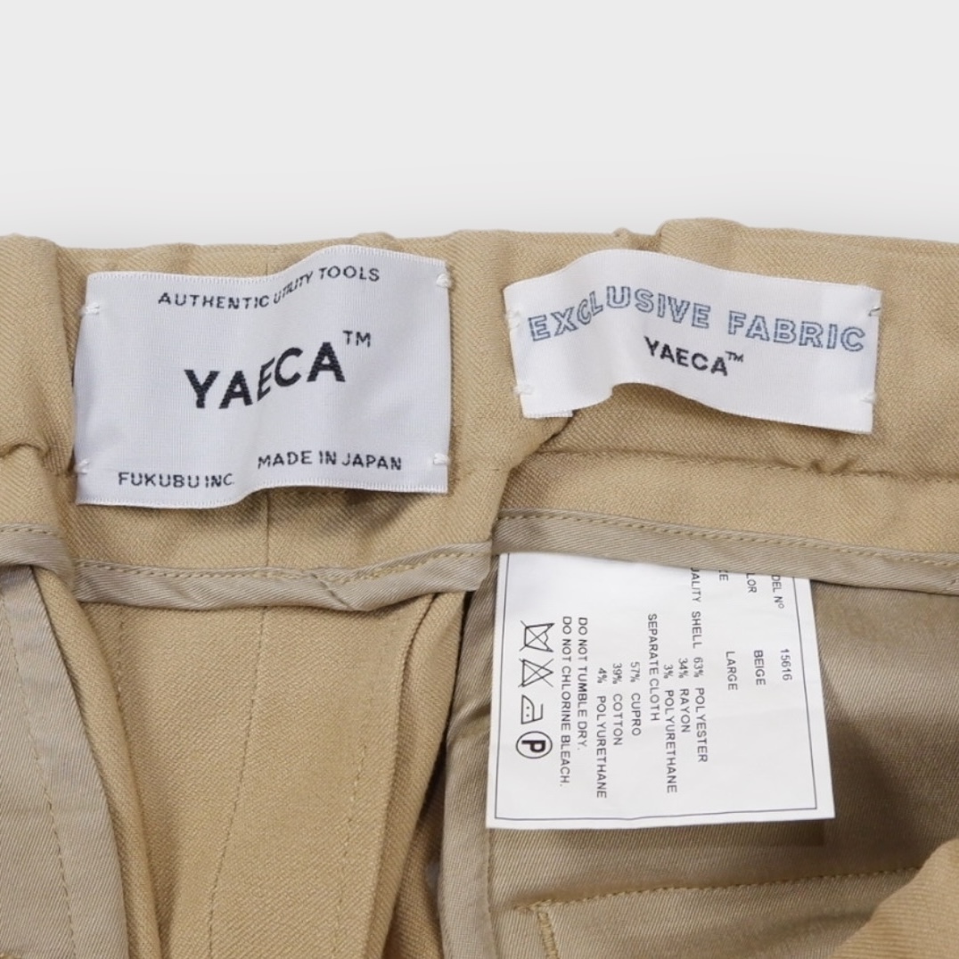 YAECA【ERGONOMIC RIB PANTS】