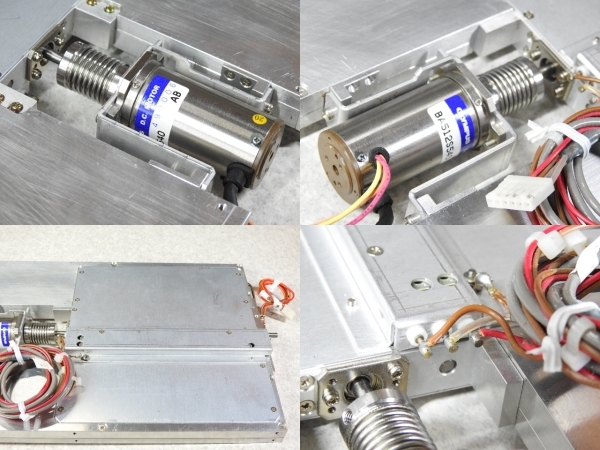 [HP micro wave ]SMA same axis thin type changeable delay vessel (DELAY LINE UNIT) IN/OUT:SMA(F) small size DC motor / linear sliding mechanism operation not yet verification present condition . junk 