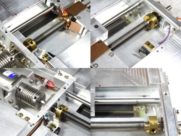 [HP micro wave ]SMA same axis thin type changeable delay vessel (DELAY LINE UNIT) IN/OUT:SMA(F) small size DC motor / linear sliding mechanism operation not yet verification present condition . junk 