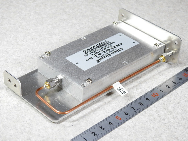 【HPマイクロ波】MCL(Mini-Circuits) Power Splitter/Combiner ZN2PD2-63-3+ 2Way 350MHz-6GHz 15W 動作簡易確認済 取外し現状渡ジャンク品_画像2