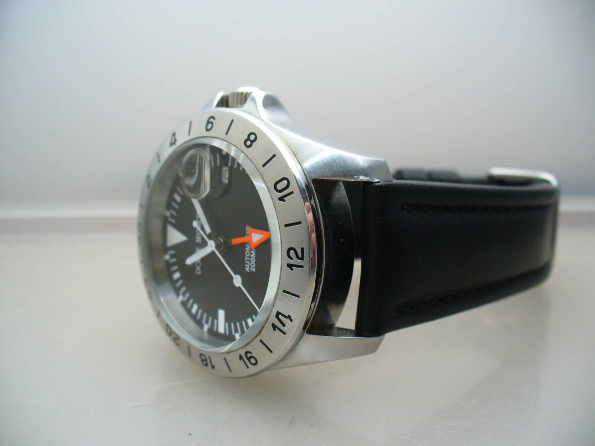 ◇DOLCE　SEGRETO　GM100　AUTOMATIC　200M/660ft　GMT　自動巻　送料込み_画像3