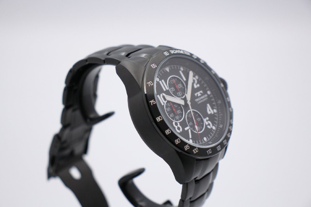 TECHNOS テクノス クロノグラフ メンズ ウォッチ 腕時計 T4417BB_画像3
