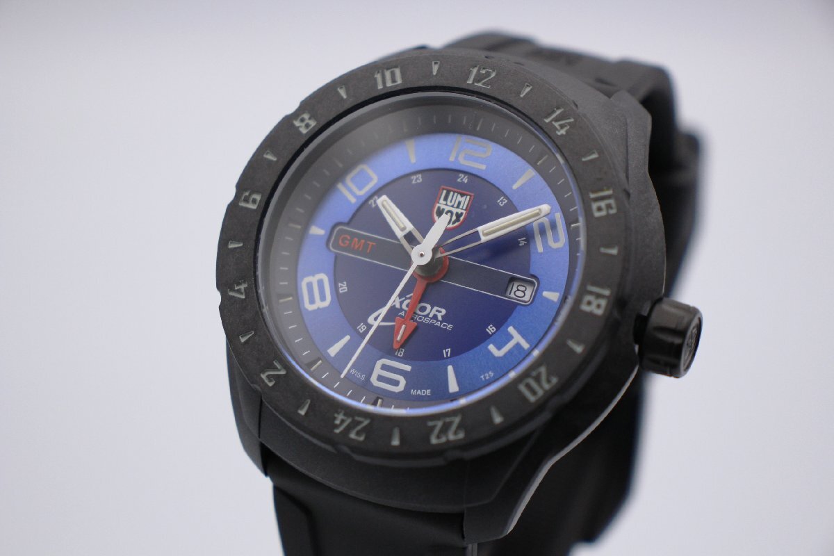 Luminox ルミノックス SXC PC CARBON GMT 5020 SERIES Ref.5023 XS GMT パイロットウォッチ_画像4