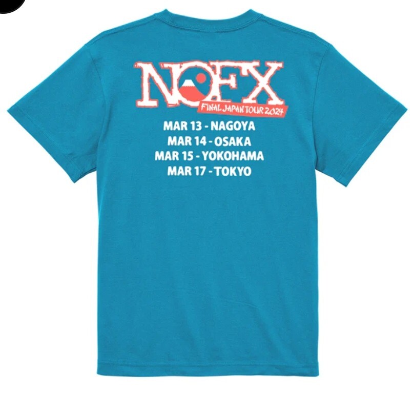 NOFX ノーエフエックス Tシャツ Ramen ラーメン　ファイナルジャパンツアー XLサイズ 新品未使用 HI-STANDARD ハイスタ