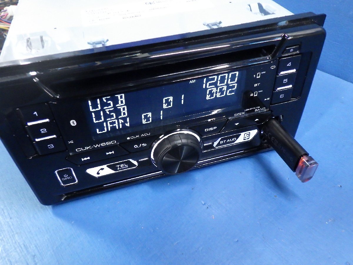  Daihatsu оригинальная опция CD плеер CUK-W69D 08600-K9033 CD USB Bluetooth широкий 20cm Mike имеется 
