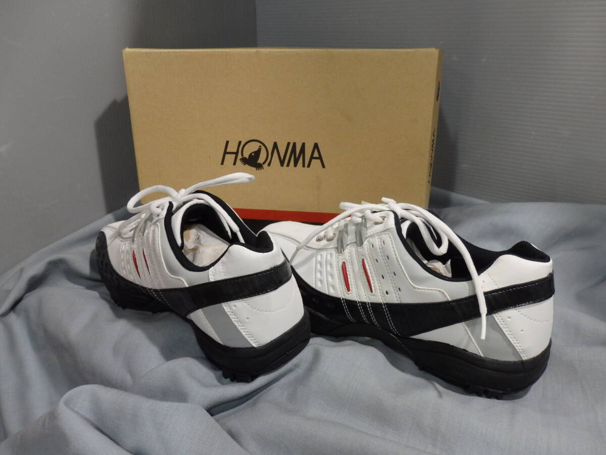  Honma Golf golf shoes * white X black. new goods unused 26.5cm EEE* shoes case attaching 