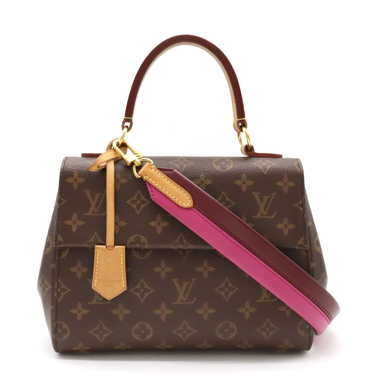 LOUIS VUITTON ルイ ヴィトン モノグラム クリュニーBB ハンドバッグ 2WAY ショルダーバッグ ローズ ピンク_画像1