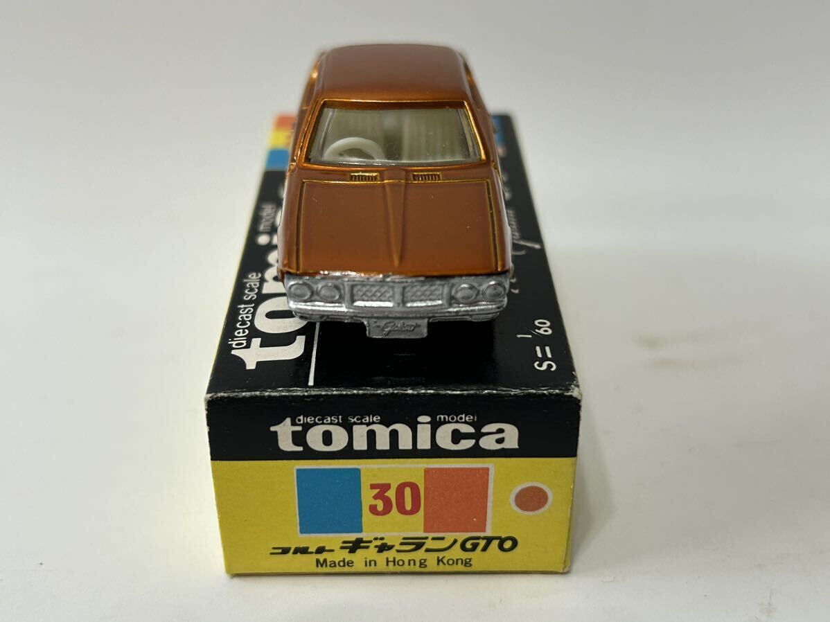  Tomica black box Colt Galant GTO No.30-1-1 1B wheel reverse side board silver finishing color designation box MB buy store. certificate ( receipt ) attaching 