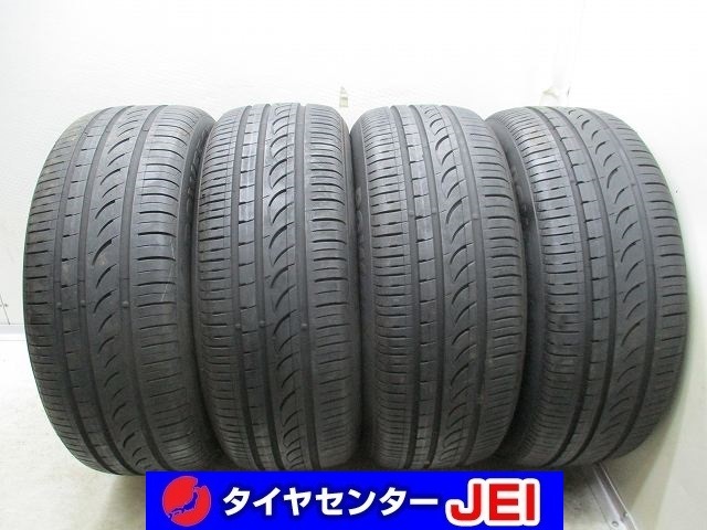 225-55R17 8.5-8分山 ピレリ パワジー 2019年製 中古タイヤ【4本】送料無料(M17-6873）_画像1