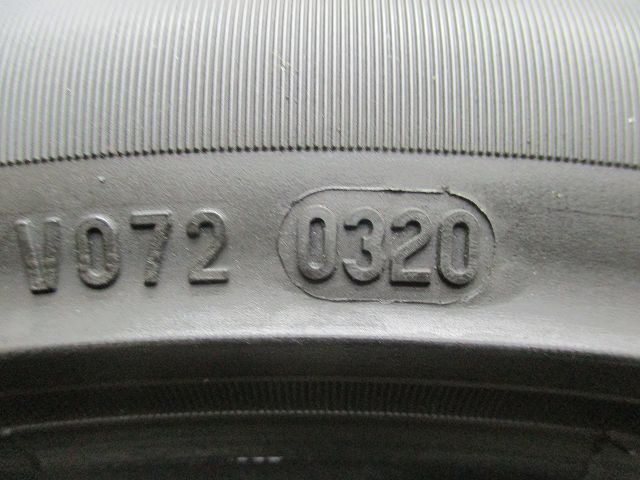 245-40R18 8.5-8分山 ピレリ チンチュラートP7 2020年製 中古タイヤ【2本】送料無料(M18-6909）_画像6