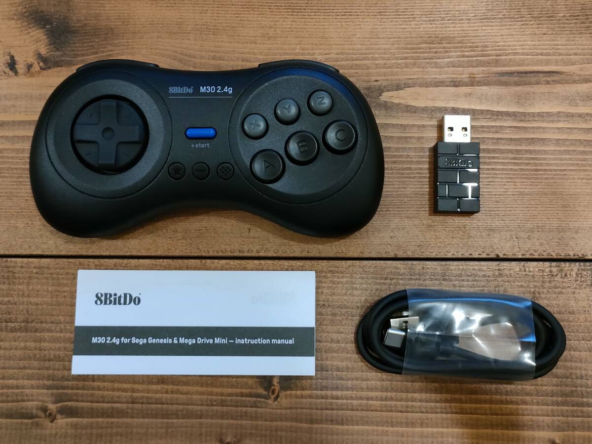 訳アリ品 ジャンク扱い 8BitDo M30 2.4G ワイヤレス ゲームコントローラー SEGA Genesis Mini & Mega Drive Mini & Switch ※一部検品不可の画像3