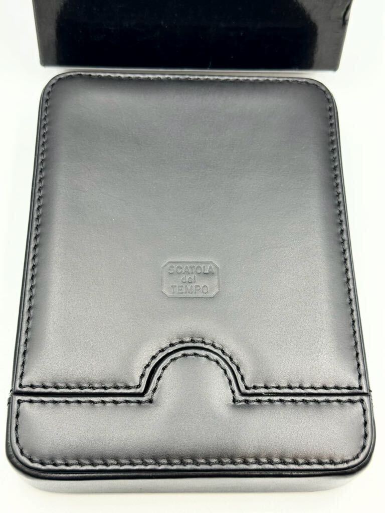 未使用品 スカトラ・デル・テンポ ペンケース 6本用 ブラック 未使用品 スカトラ・デル・テンポ ペンケース 6本用 ブラック